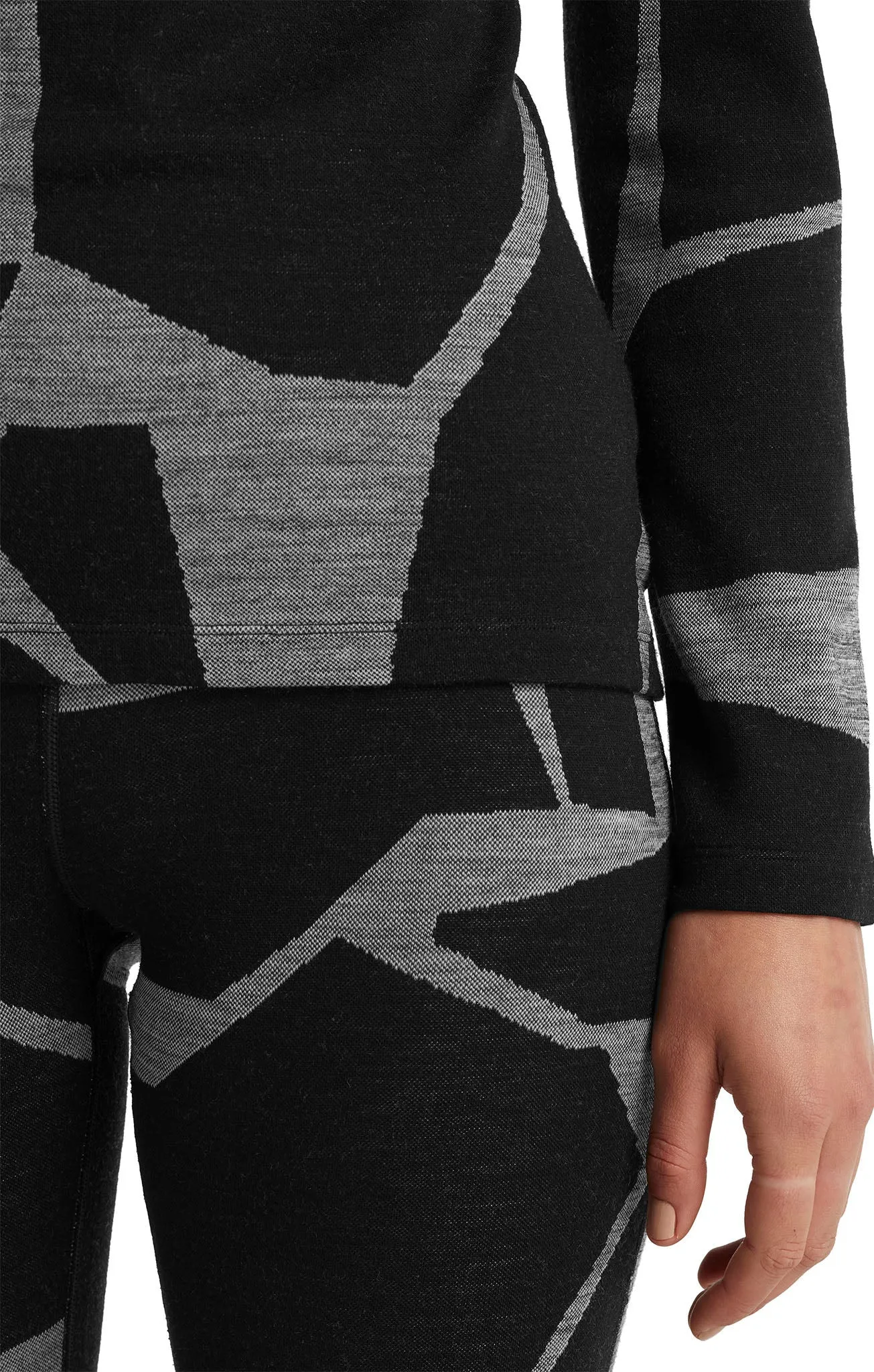 250 Vertex Fractured Landscapes LS Crewe Base Layer - Women's|-|Couche de base à col rond et manches longues Fractured Landscapes de 250 Vertex - Femme
