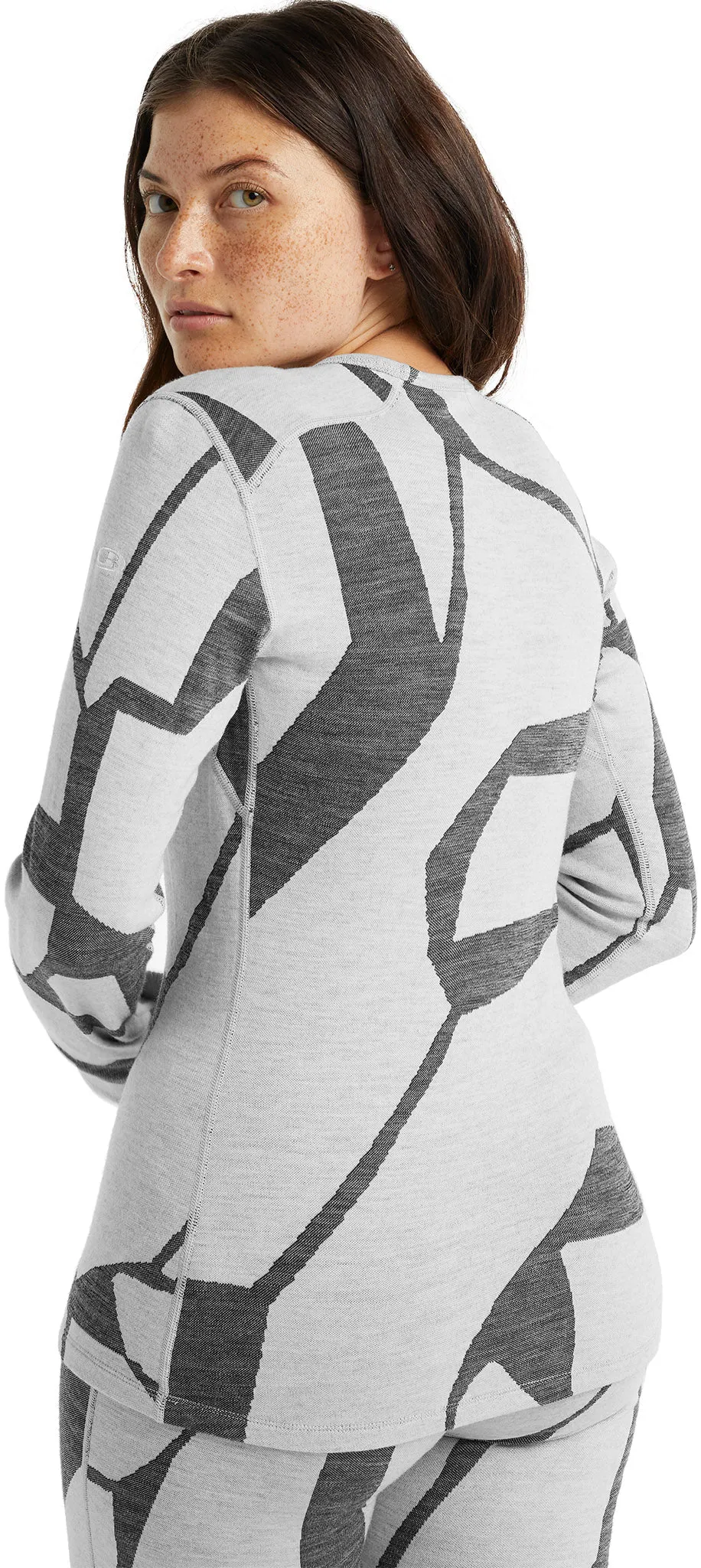 250 Vertex Fractured Landscapes LS Crewe Base Layer - Women's|-|Couche de base à col rond et manches longues Fractured Landscapes de 250 Vertex - Femme