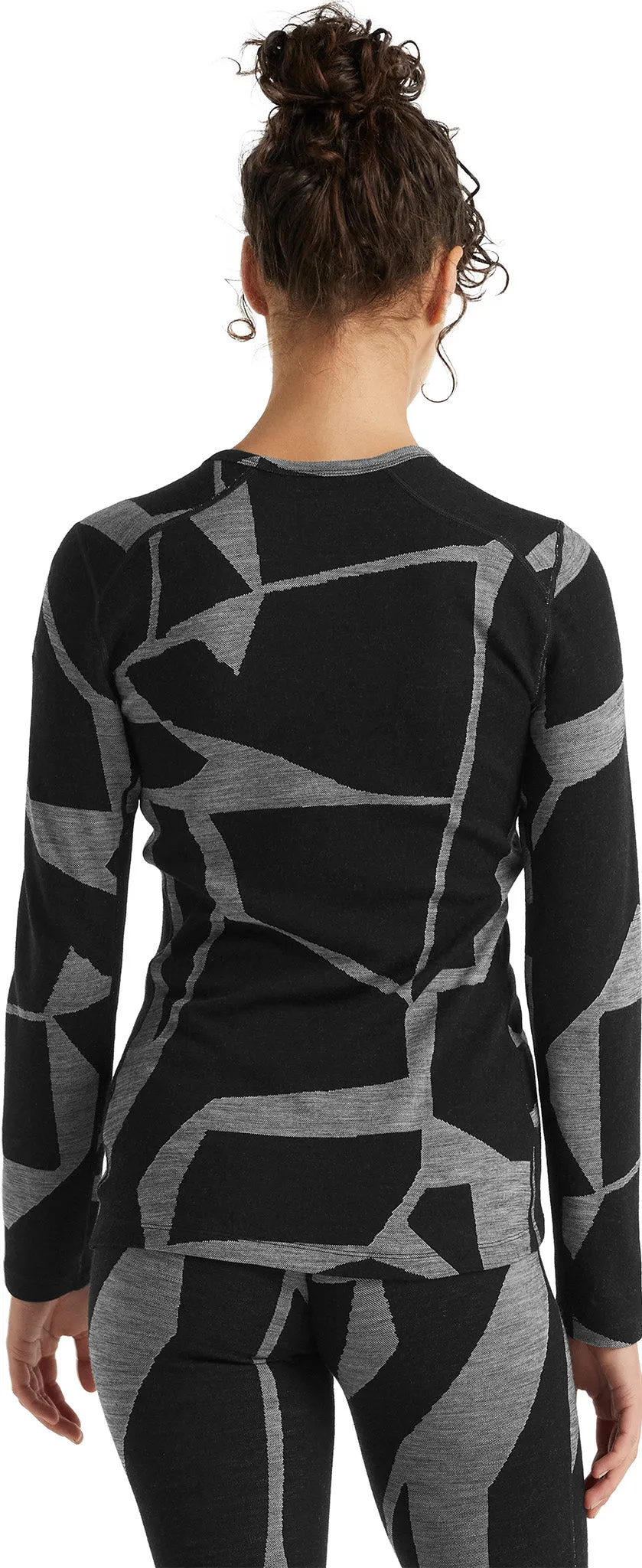 250 Vertex Fractured Landscapes LS Crewe Base Layer - Women's|-|Couche de base à col rond et manches longues Fractured Landscapes de 250 Vertex - Femme