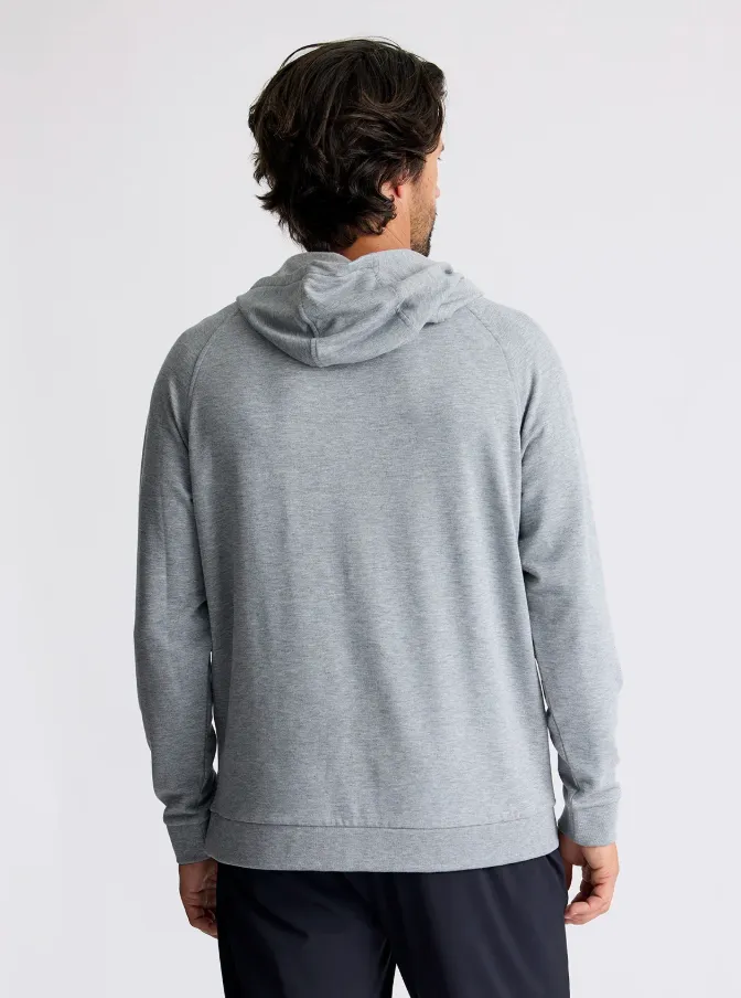 Bamboo Lightweight Fleece Hoodie Hthr Grey