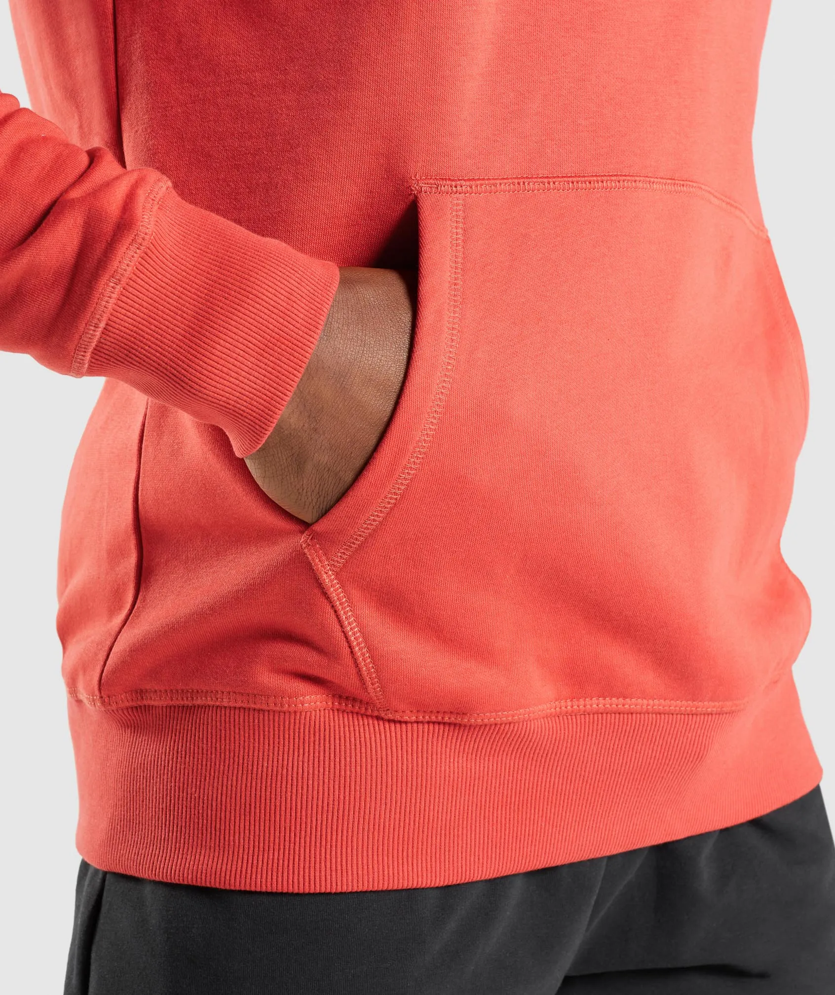 Gymshark Sharkhead Infill Hoodie - Red