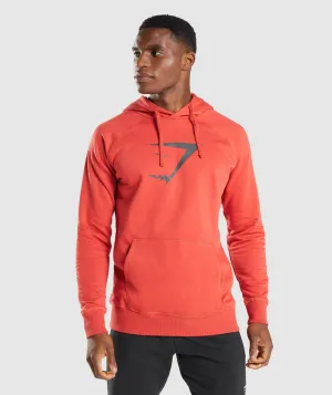 Gymshark Sharkhead Infill Hoodie - Red