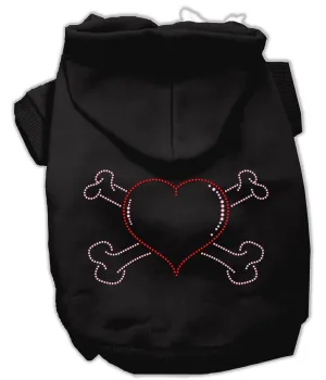 Heart and Crossbones Hoodies Black M (12)