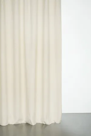 Heavy Norwegian Wool Curtains - Natural White