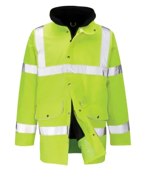 Hi Vis Yellow Executive 3/4 Jacket - LANCELOT