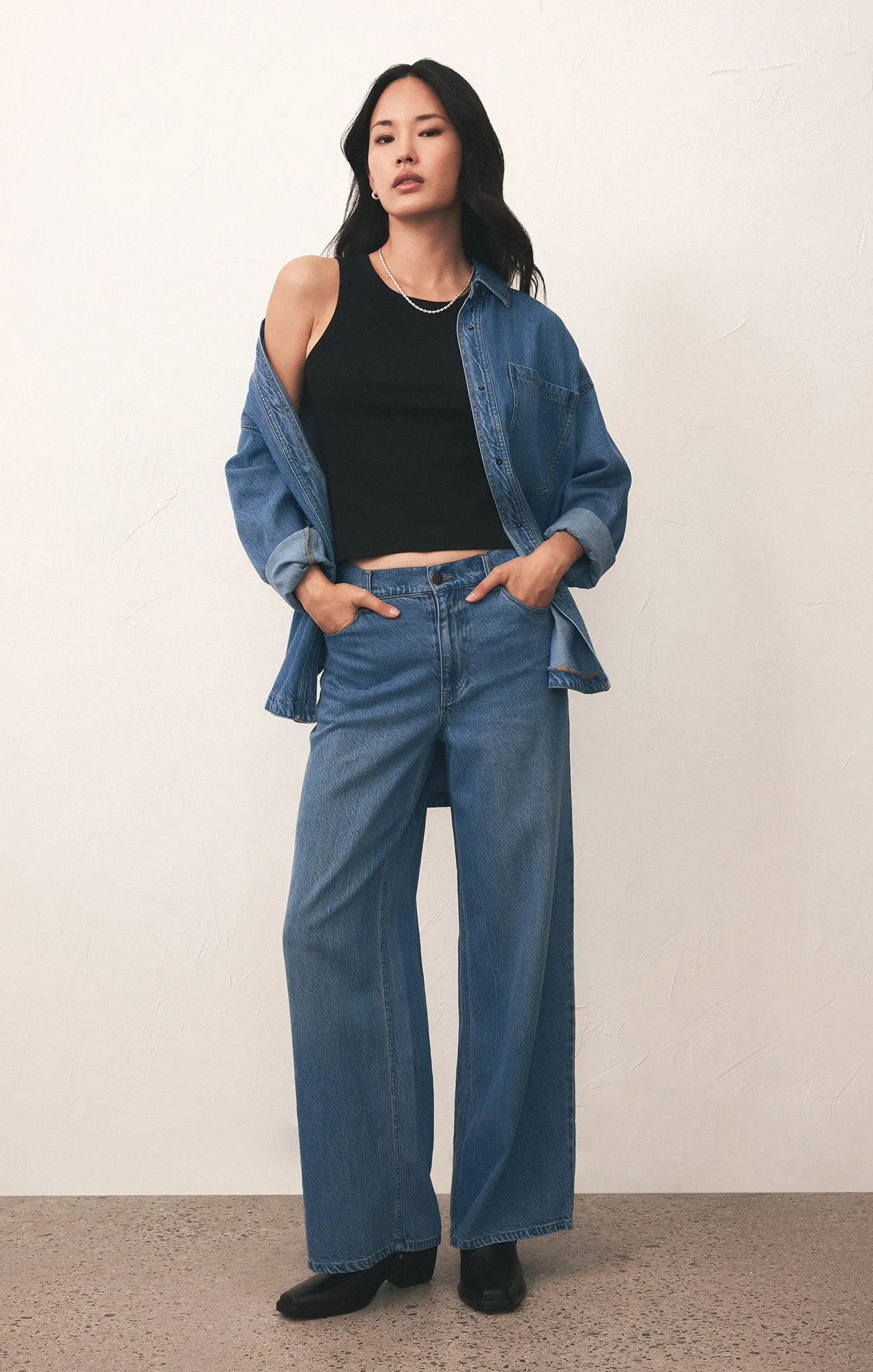 Mia Luxe Soft Denim Pant