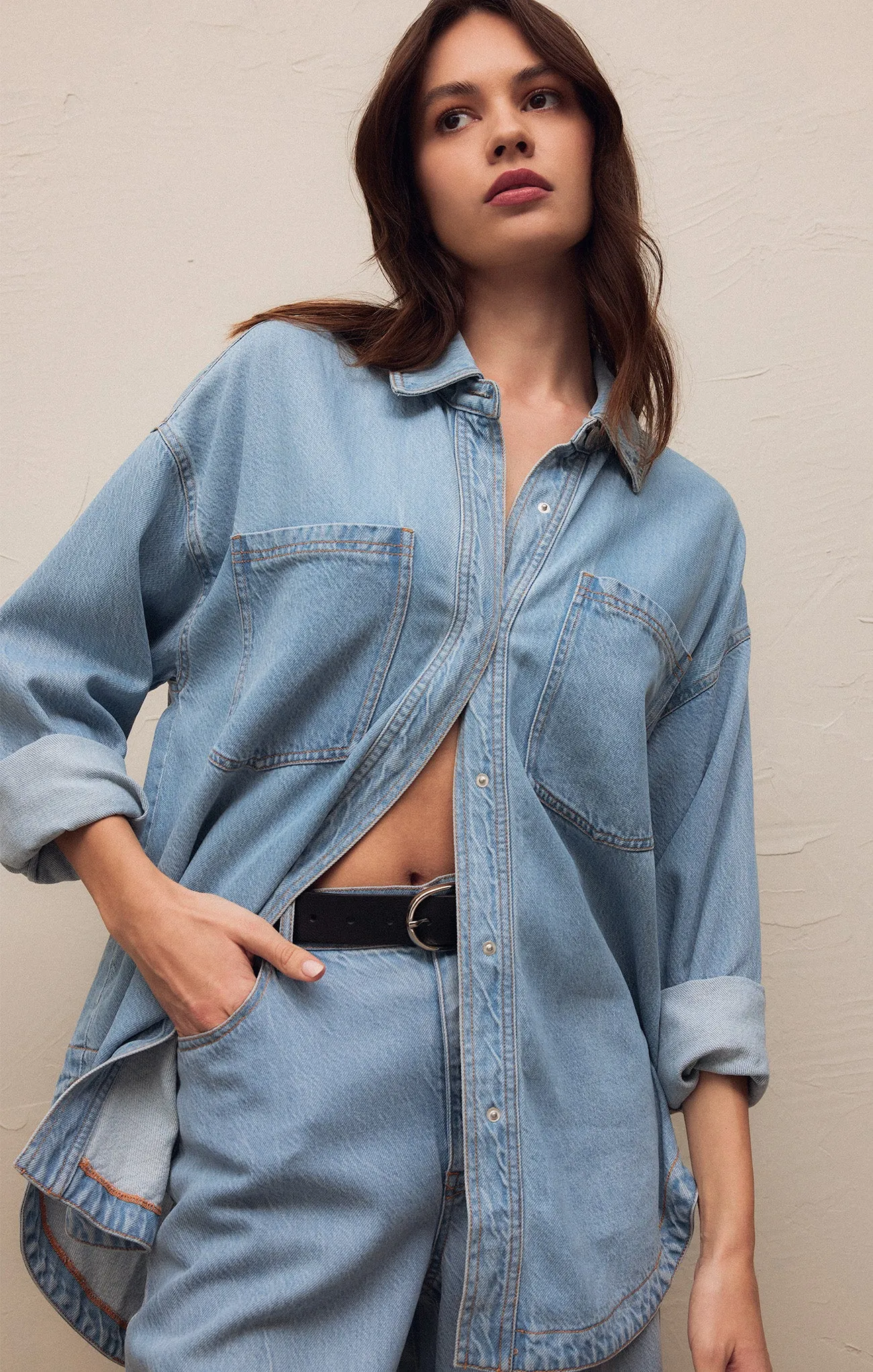 Mia Luxe Soft Denim Pant