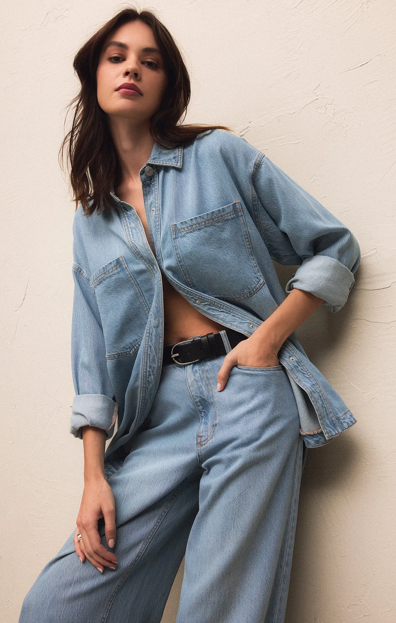 Mia Luxe Soft Denim Pant