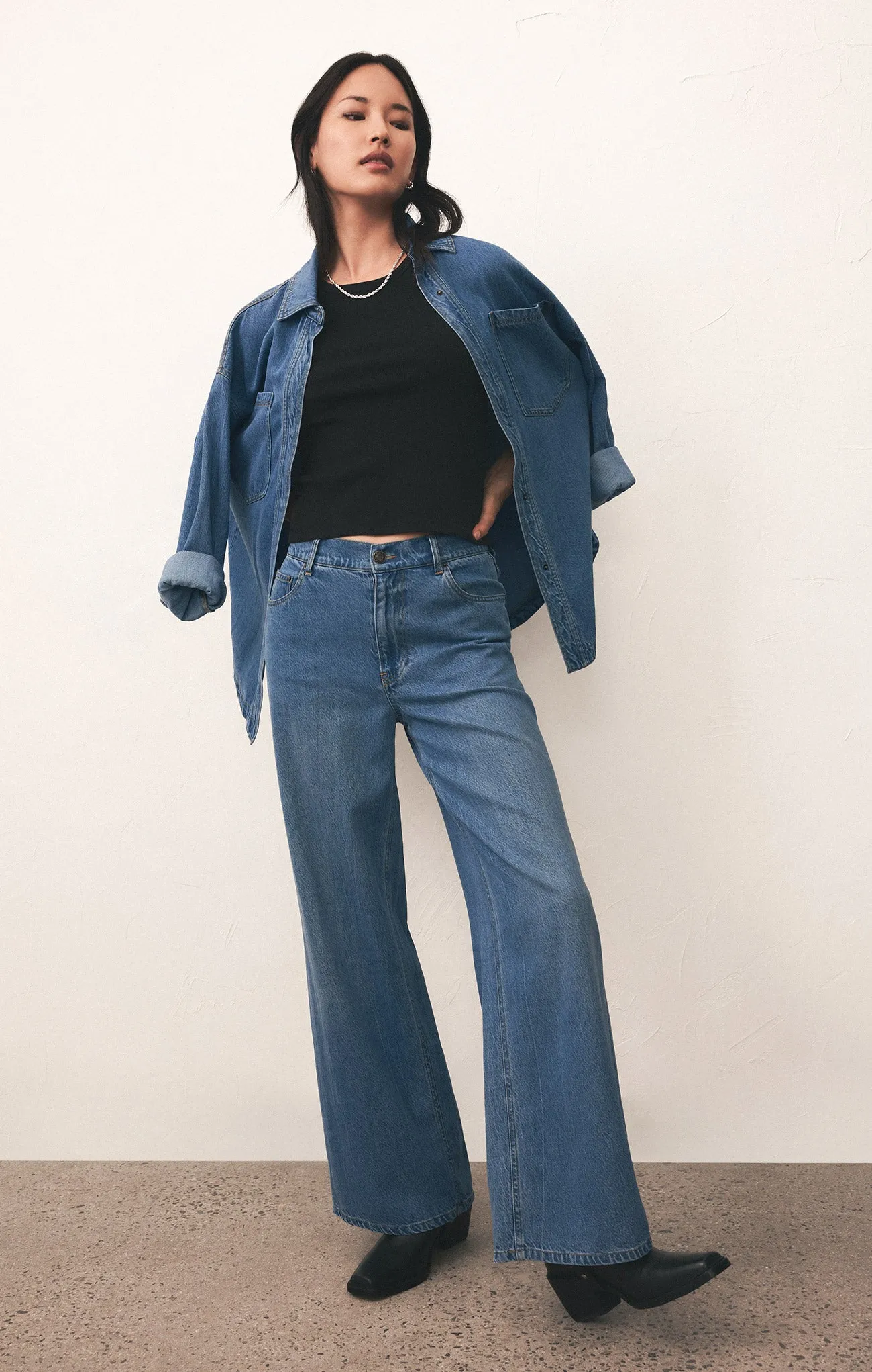 Mia Luxe Soft Denim Pant