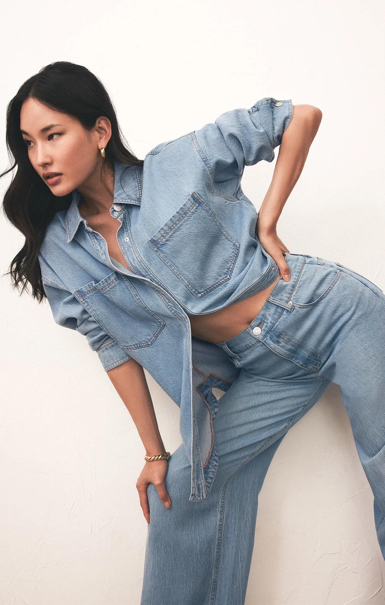 Mia Luxe Soft Denim Pant