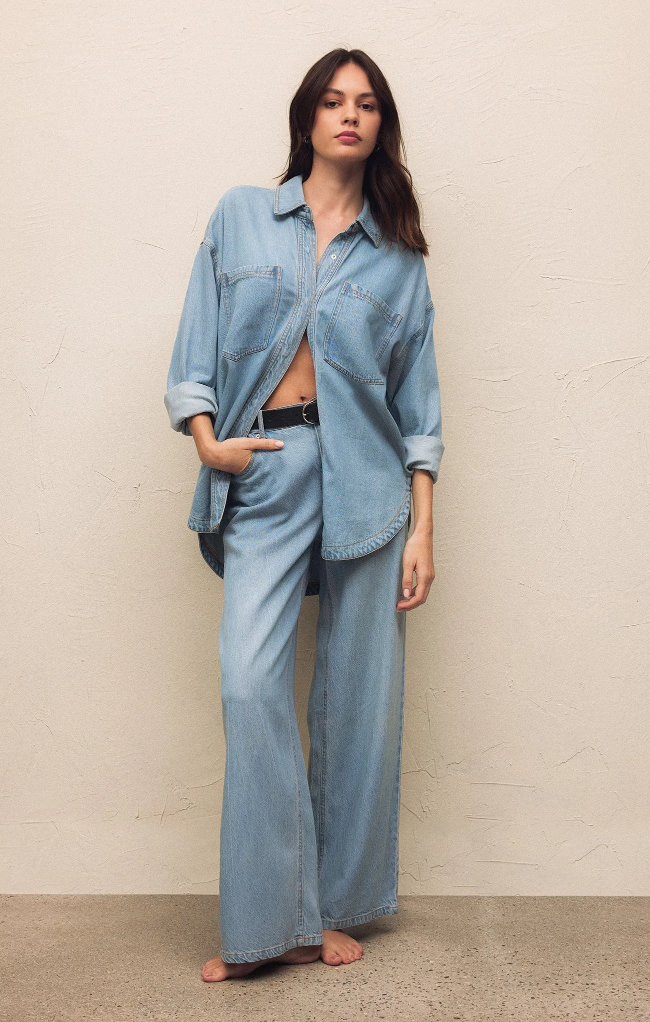 Mia Luxe Soft Denim Pant