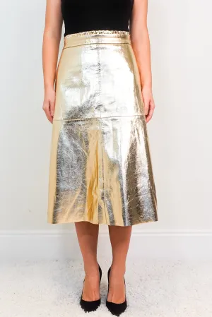 NEW Lateisha Gold Skirt RRP £280