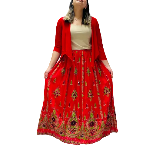 PRINTED SKIRT PRINT 119