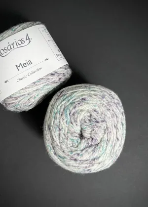 Rosários4 Meia Print. Merino 4ply Yarn col 122
