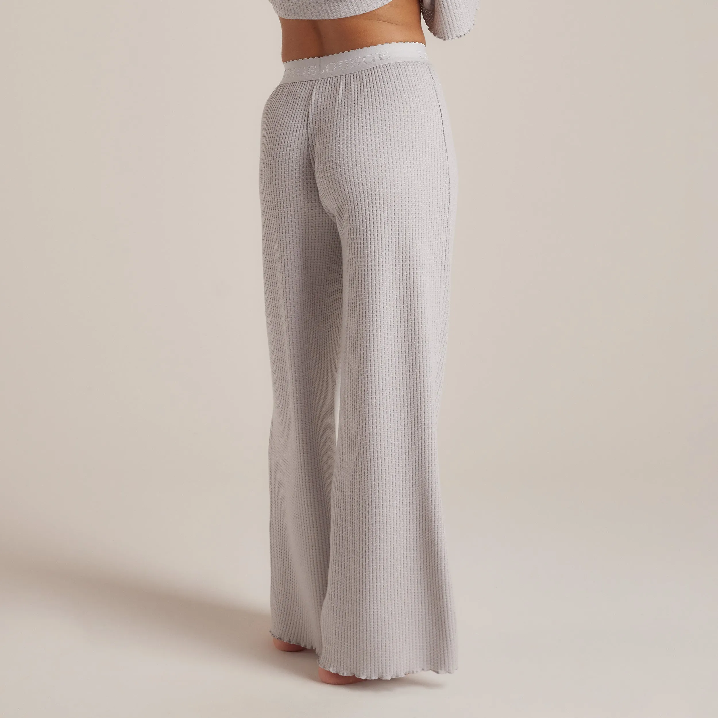 Soft Waffle Pajama Pants - Frost