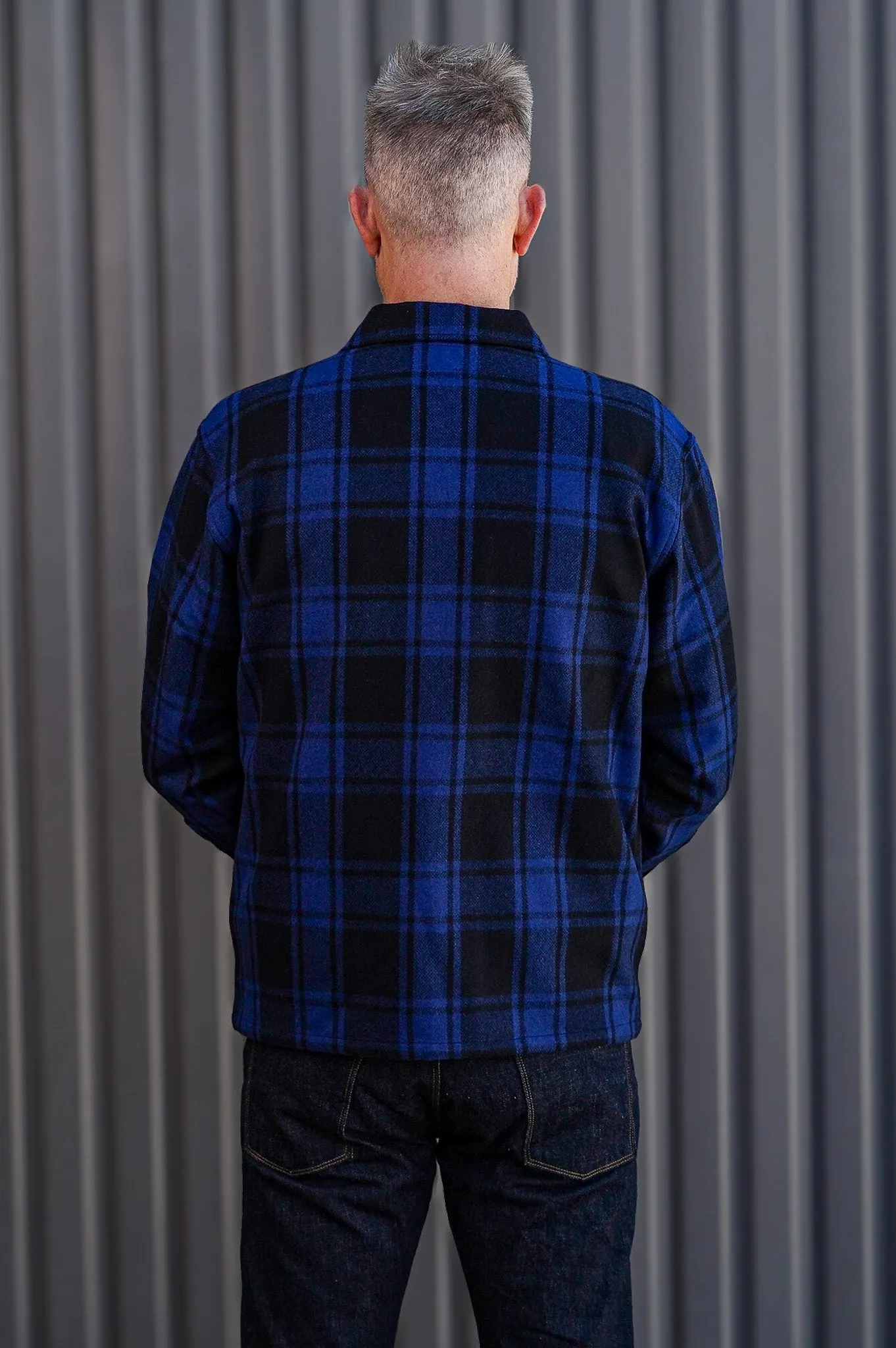 Stevenson Overall Co. WL-1 Woodlander Wool Hunting Jacket - Blue