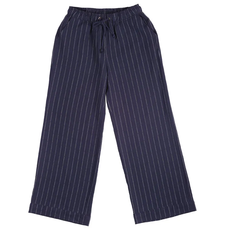 Summer Linen Summer  Women Casual Pants with Pockets SXM97247