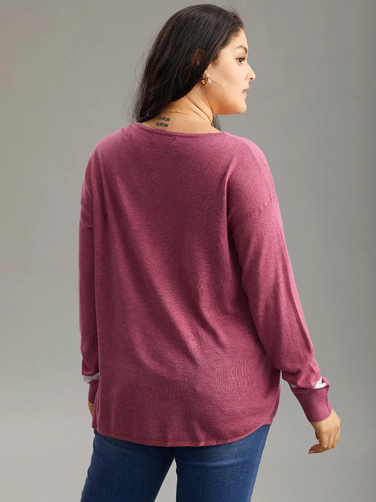 Supersoft Essentials Star V Neck Pullover