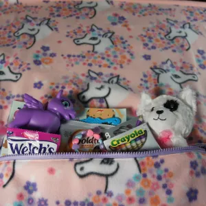 Throws - Road Trip - Small - Accent - Just Peachy Unicorns