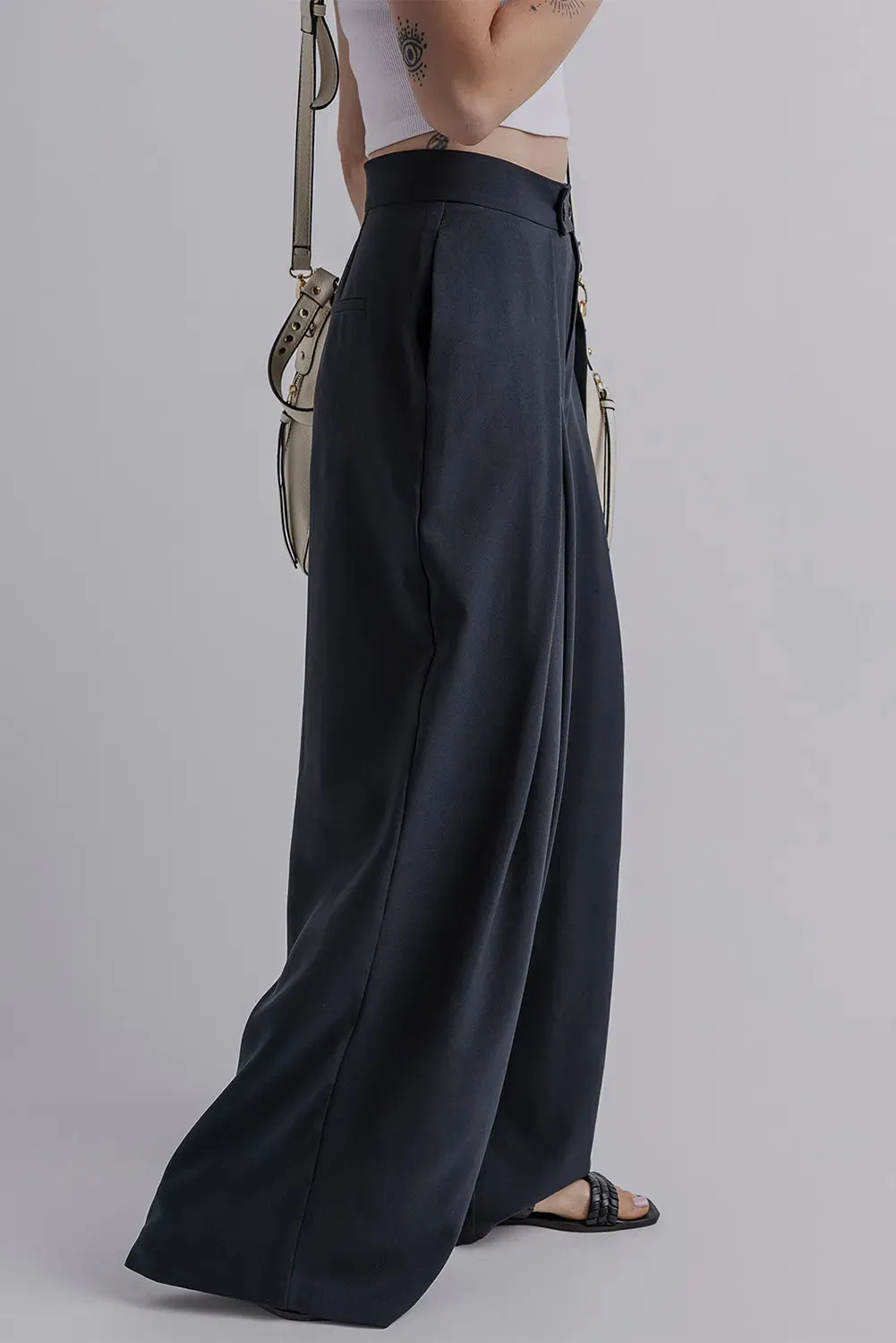 Women's Wide Leg Pants with Pockets