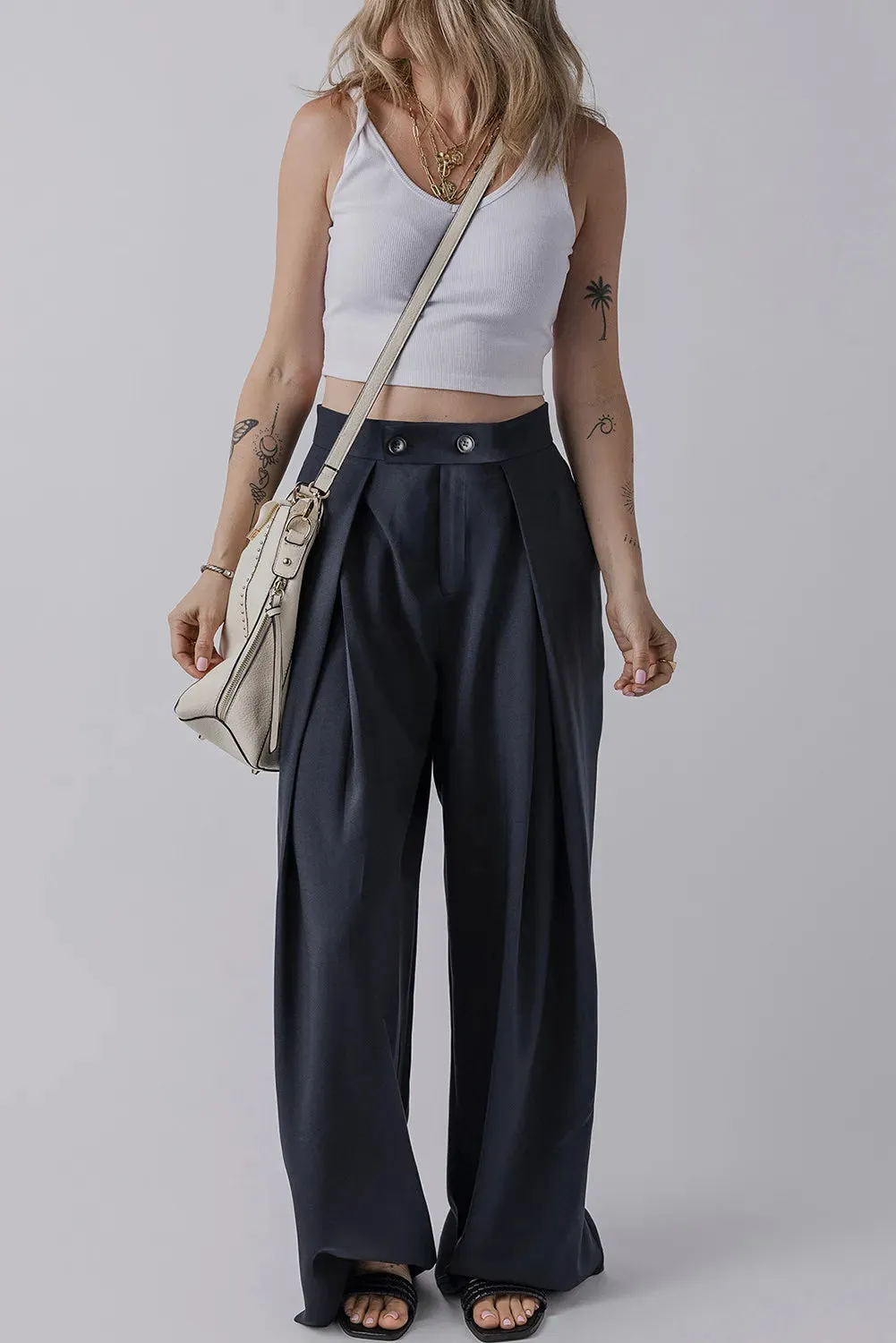 Women's Wide Leg Pants with Pockets